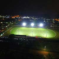 Iluminação de Campo de Futebol Suiço