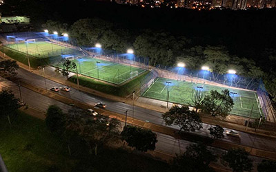 Iluminação para Quadras esportivas cobertas